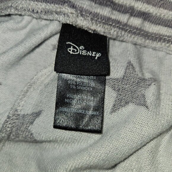 Disney Mickey Mouse 2-Pc Pajamas Lounge Set Top Pants Gray Stars Womens XXL READ - Picture 13 of 16